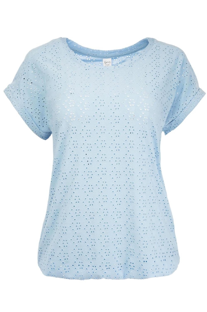 BRISIA AJOUR KNIT 25S4U15502 386 casmere blue